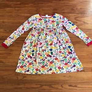 Hanna Andersson Floral Cotton long sleeves Dress